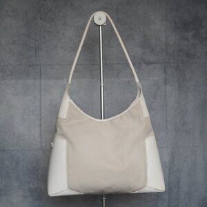 Salvatore Ferragamo Tote Bag – One Handle Shoulder Bag – Canvas & Leather – Auth